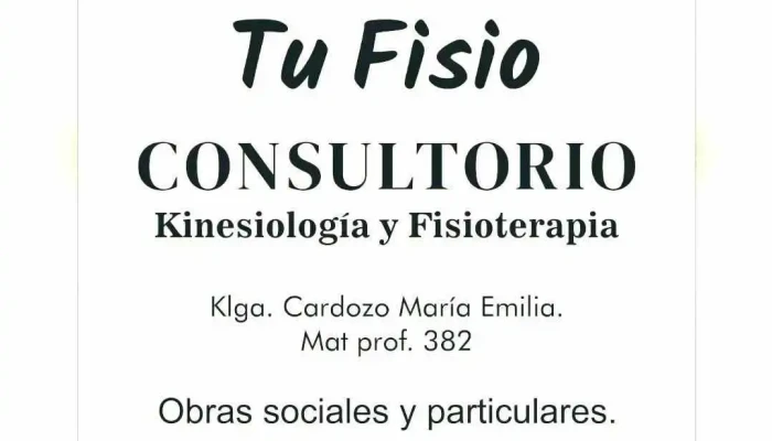 Tu Fisio Kinesiologia Y Fisioterapia Del Propietario - San Miguel de Tucumán