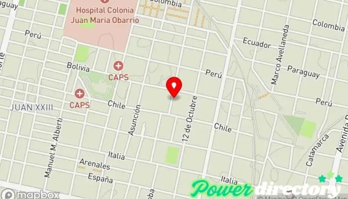 mapa de TUCUMAN CELIACOS Panadería, Pastelería en San Miguel de Tucumán