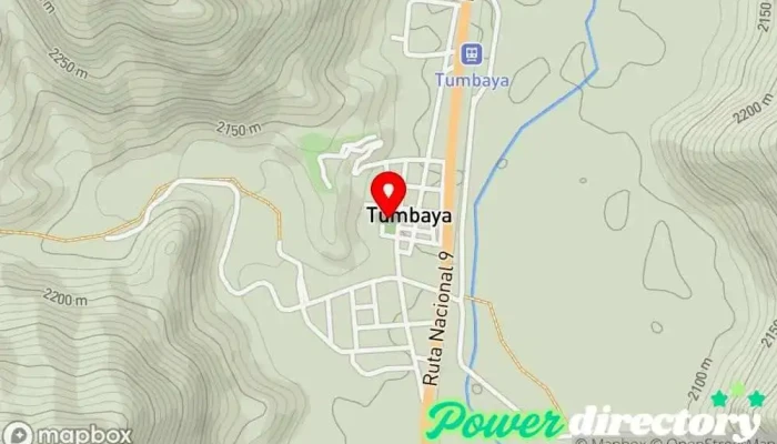 mapa de Tumbaya  en Tumbaya