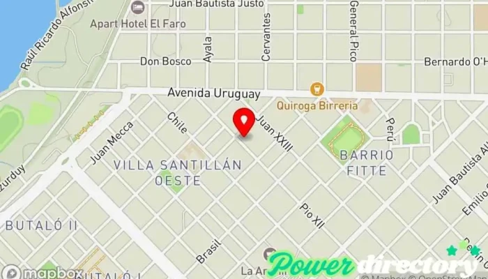 mapa de Unidad, Centro de Rehabilitacion Integral Médico en Santa Rosa