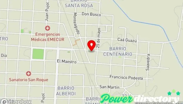 mapa de Vale el Trago Multirubro Tienda de alimentación en Curuzú Cuatiá