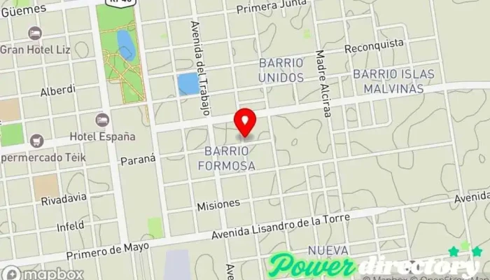 mapa de Venta A Consignación Tienda de artículos para el hogar en Tres Isletas