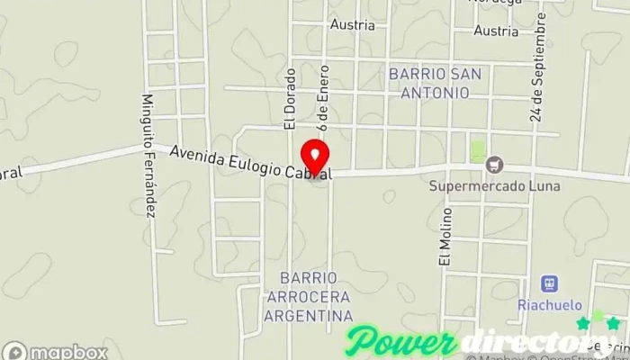 mapa de Verdulería y frutería, panaderia y polleria Frutería en Riachuelo