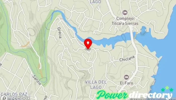 mapa de Veterinaria Sol del Este | Fisioterapia y nutrición Veterinario, Tienda de alimentos para animales, Clínica de fisioterapia en Villa Carlos Paz