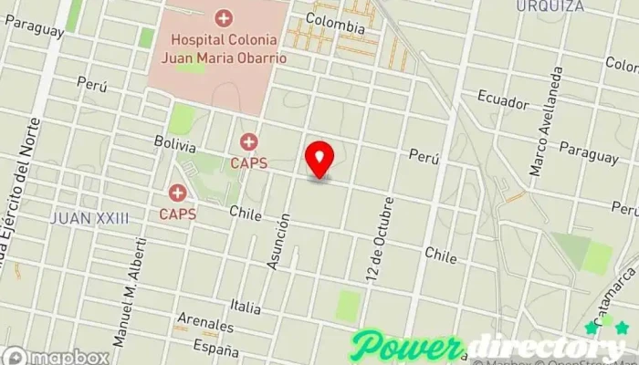 mapa de Villa alem Consejero familiar en San Miguel de Tucumán