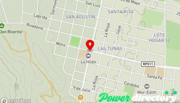 mapa de Villa San Agustín  en Villa San Agustín