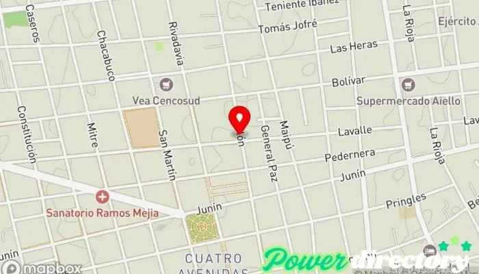 mapa de Vincitore Panadería en San Luis