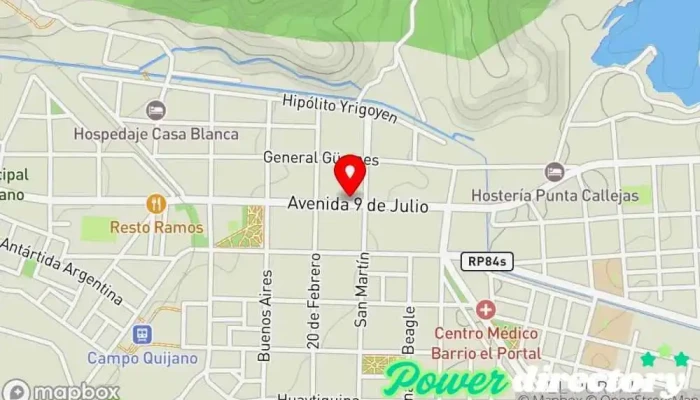 mapa de Western Union Servicio de transferencias de dinero en Campo Quijano