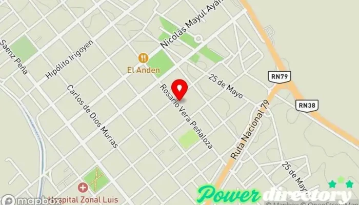 mapa de Western Union Servicio de transferencias de dinero en Chamical