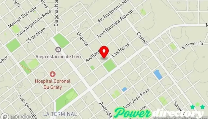 mapa de Western Union Servicio de transferencias de dinero en Coronel Du Graty