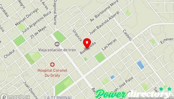 mapa de Western Union Servicio de transferencias de dinero en Coronel Du Graty