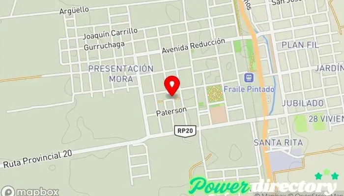 mapa de Western Union Servicio de transferencias de dinero en Fraile Pintado
