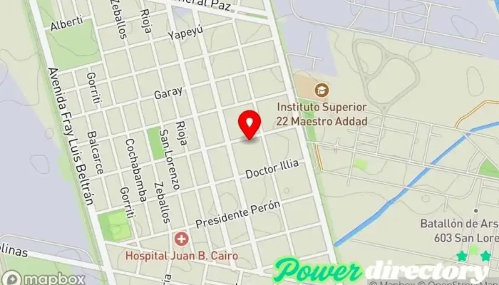 mapa de Western Union Servicio de transferencias de dinero en Fray Luis Beltrán
