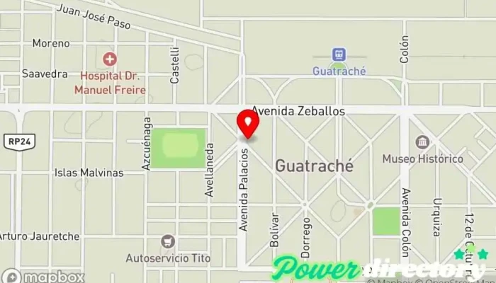 mapa de Western Union Servicio de transferencias de dinero en Guatraché
