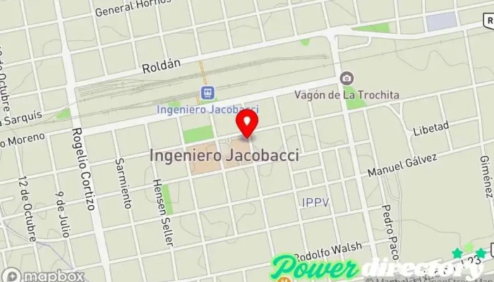mapa de Western Union Servicio de transferencias de dinero en Ingeniero Jacobacci