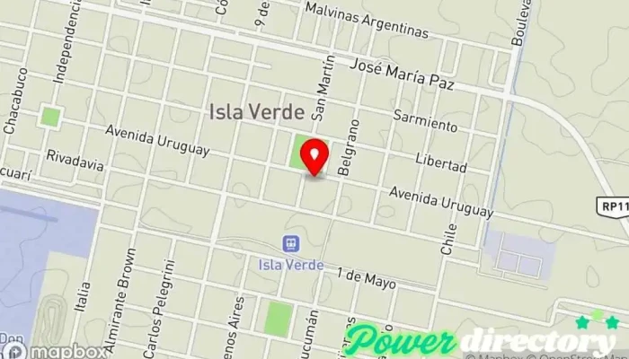 mapa de Western Union Servicio de transferencias de dinero en Isla Verde