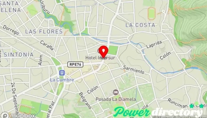 mapa de Western Union Servicio de transferencias de dinero en La Cumbre