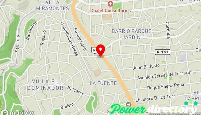 mapa de Western Union Servicio de transferencias de dinero en La Falda