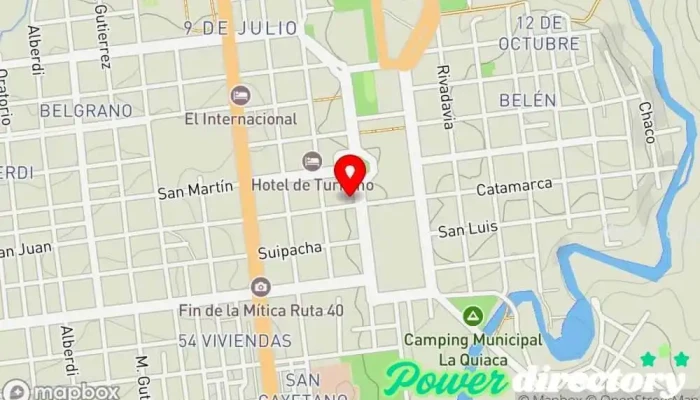 mapa de Western Union Servicio de transferencias de dinero en La Quiaca