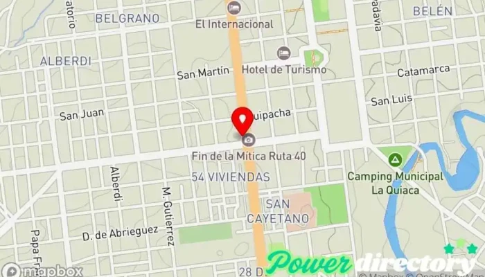 mapa de Western Union Servicio de transferencias de dinero en La Quiaca