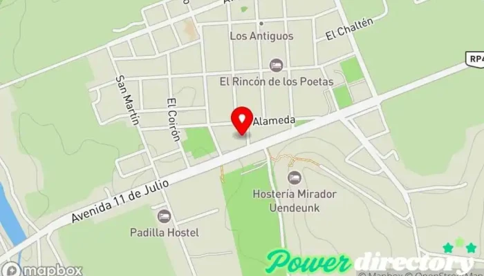 mapa de Western Union Servicio de transferencias de dinero en Los Antiguos