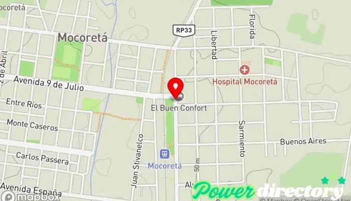 mapa de Western Union Servicio de transferencias de dinero en Mocoreta