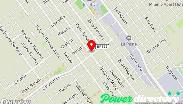 mapa de Western Union Servicio de transferencias de dinero en Oncativo
