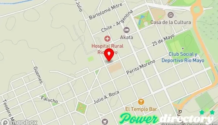 mapa de Western Union Servicio de transferencias de dinero en Río Mayo