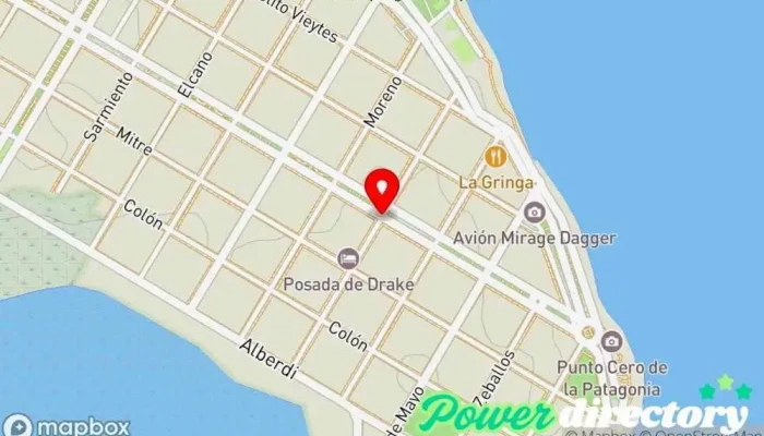 mapa de Western Union Servicio de transferencias de dinero en Puerto San Julian