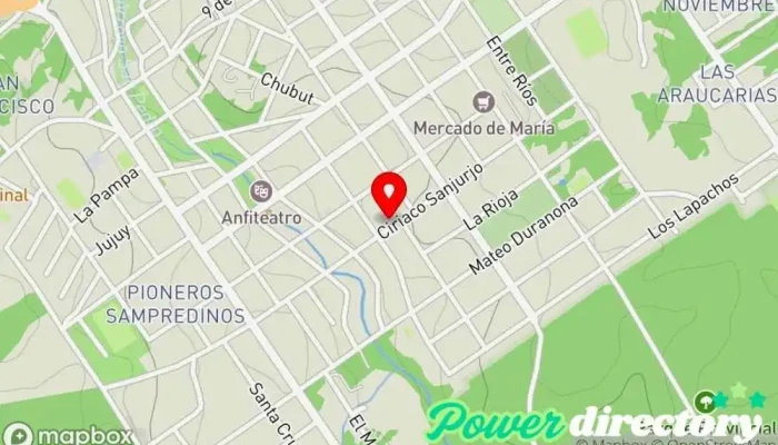 mapa de Western Union Servicio de transferencias de dinero en San Pedro