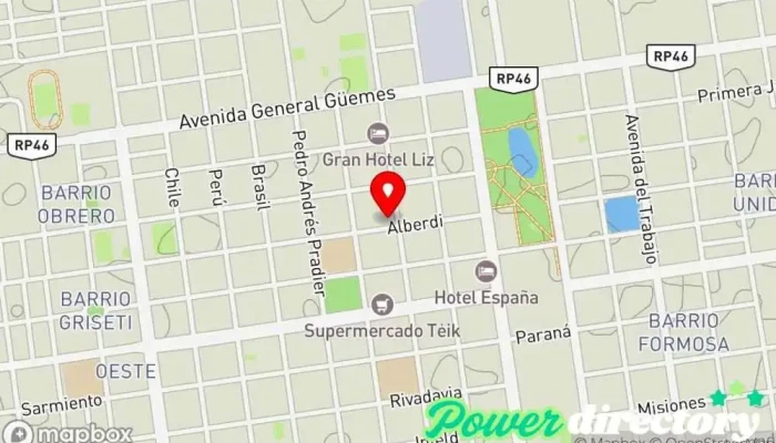 mapa de Western Union Servicio de transferencias de dinero en Tres Isletas