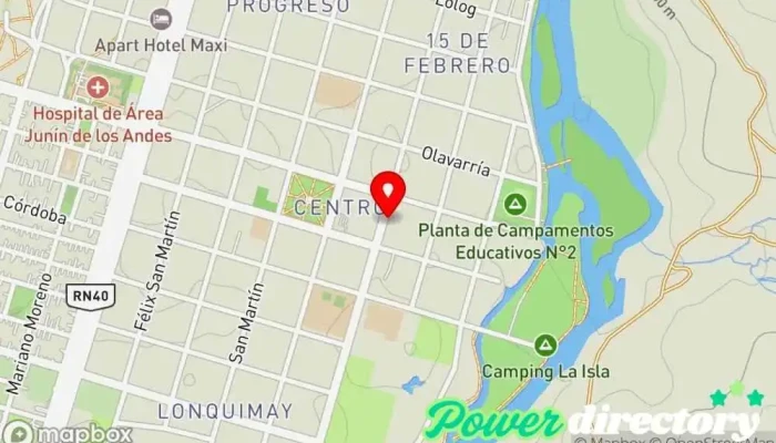 mapa de Western Union Pago Fácil - Agente Servicio de transferencias de dinero, Banco, Oficina de cambio de divisas en Junín de los Andes