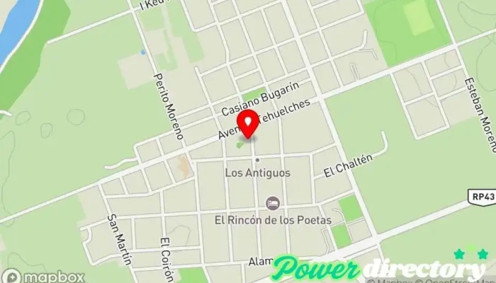 mapa de Western Union Pago Fácil - Agente Servicio de transferencias de dinero, Banco, Oficina de cambio de divisas en Los Antiguos