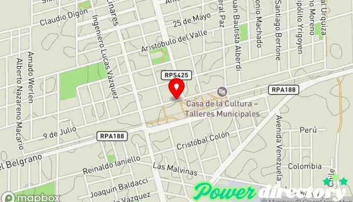 mapa de Western Union Pago Fácil - Agente Servicio de transferencias de dinero, Banco, Oficina de cambio de divisas en Monte Cristo