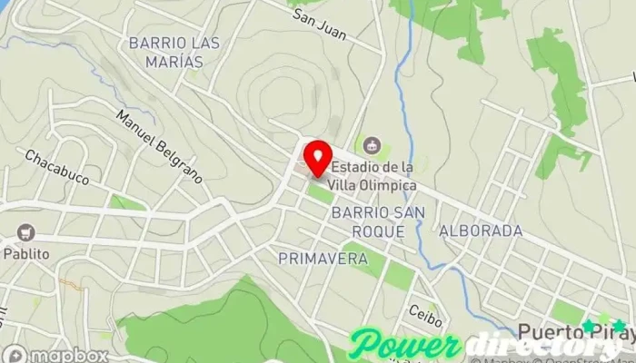 mapa de Western Union Pago Fácil - Agente Servicio de transferencias de dinero, Banco, Oficina de cambio de divisas en Puerto Piray