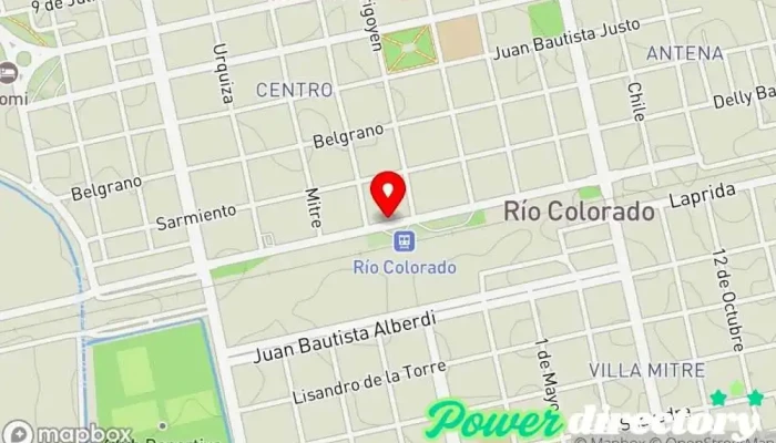mapa de Western Union Pago Fácil - Agente Servicio de transferencias de dinero, Banco, Oficina de cambio de divisas en Río Colorado