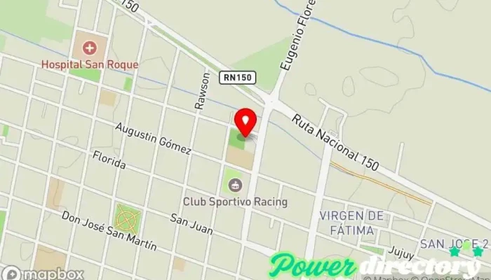 mapa de YPF ACA - Jachal Gasolinera en San Jose de Jachal