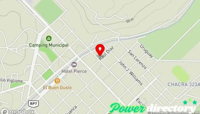 mapa de YPF Gasolinera en Dolavon