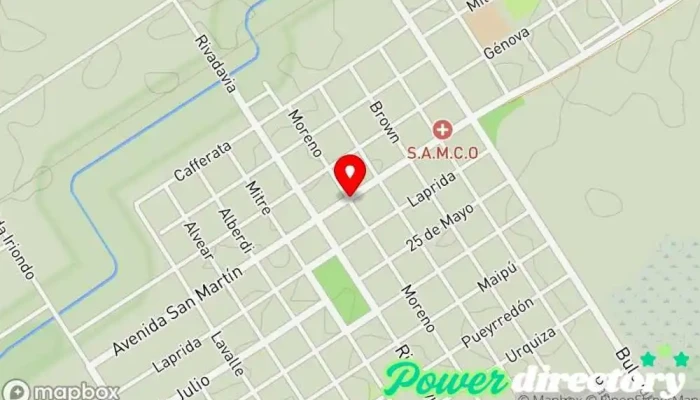 mapa de YPF Melincue Gasolinera en Melincue